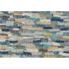 Dalyn Kenner Teal KN6 1ft.8in. x 2ft.6in. Rect. Rug