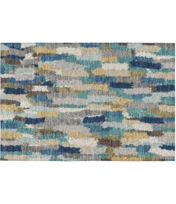 Dalyn Kenner Teal KN6 1ft.8in. x 2ft.6in. Rect. Rug