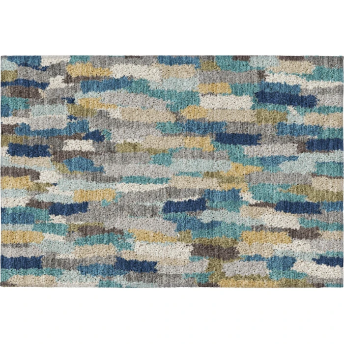 Dalyn Kenner Teal KN6 1ft.8in. x 2ft.6in. Rect. Rug
