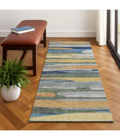 Dalyn Kenner Green KN7 2ft.3in. x 7ft.6in. Rect. Rug