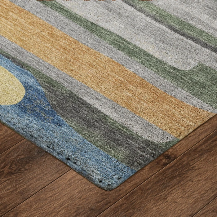 Dalyn Kenner Green KN7 2ft.6in. x 3ft.10in. Rect. Rug