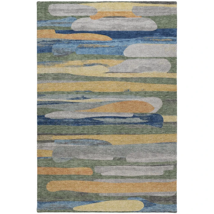 Dalyn Kenner Green KN7 2ft.6in. x 3ft.10in. Rect. Rug