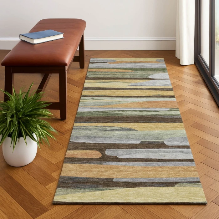 Dalyn Kenner Brown KN7 2ft.3in. x 7ft.6in. Rect. Rug