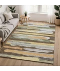 Dalyn Kenner Brown KN7 2ft.6in. x 3ft.10in. Rect. Rug