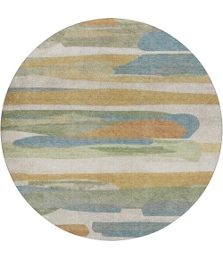 Dalyn Kenner Ivory KN7 8ft. x 8ft. Round Rug