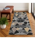 Dalyn Kenner Black KN8 2ft.3in. x 7ft.6in. Rect. Rug