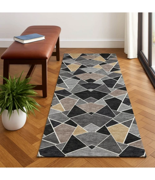 Dalyn Kenner Black KN8 2ft.3in. x 7ft.6in. Rect. Rug