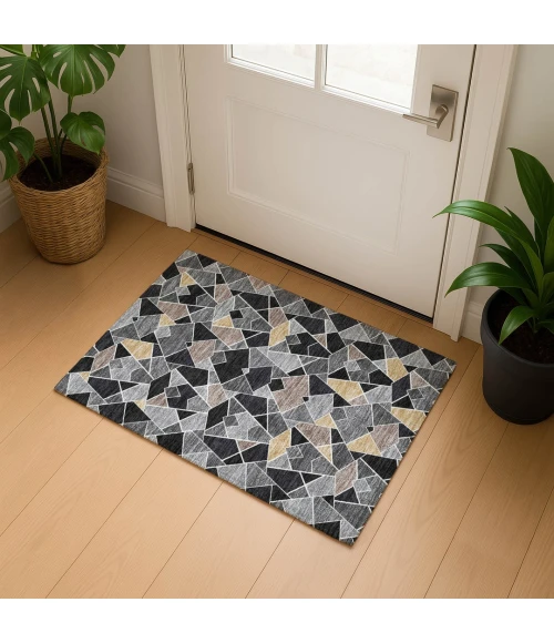 Dalyn Kenner Black KN8 1ft.8in. x 2ft.6in. Rect. Rug