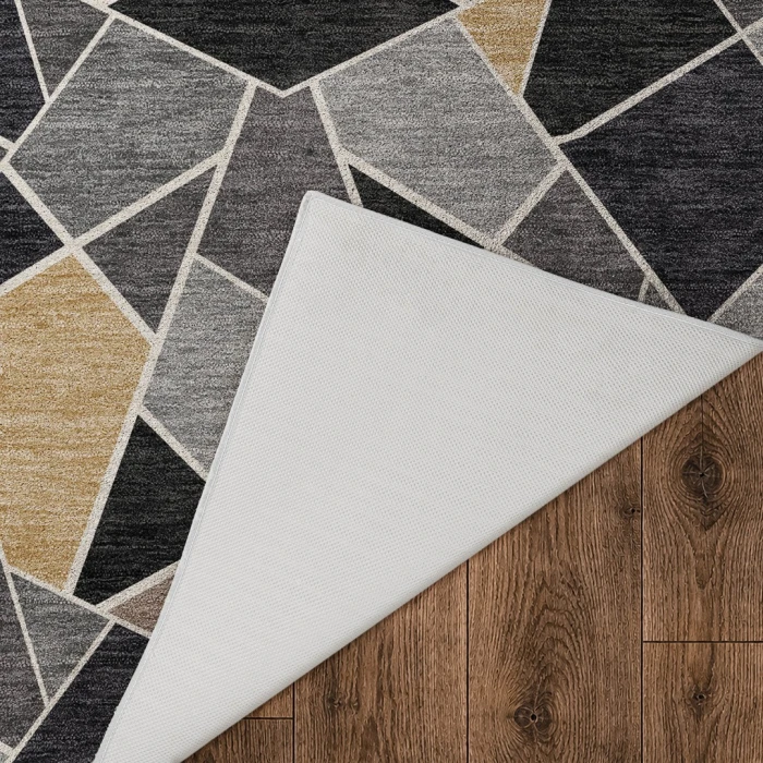 Dalyn Kenner Black KN8 6ft.6in. x 9ft.6in. Rect. Rug