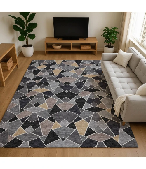 Dalyn Kenner Black KN8 3ft. x 5ft. Rect. Rug