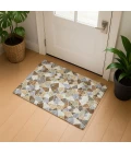 Dalyn Kenner Brown KN8 1ft.8in. x 2ft.6in. Rect. Rug