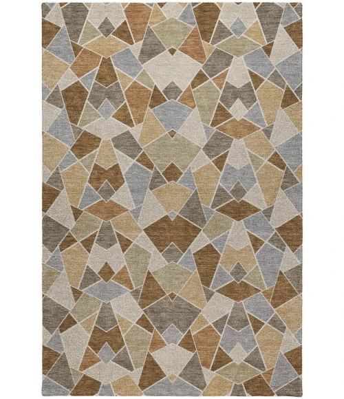Dalyn Kenner Brown KN8 2ft.6in. x 3ft.10in. Rect. Rug