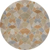 Dalyn Kenner Orange KN8 8ft. x 8ft. Round Rug