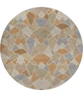 Dalyn Kenner Orange KN8 8ft. x 8ft. Round Rug