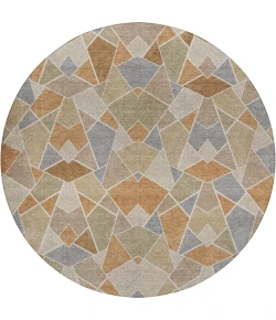 Dalyn Kenner Orange KN8 8ft. x 8ft. Round Rug