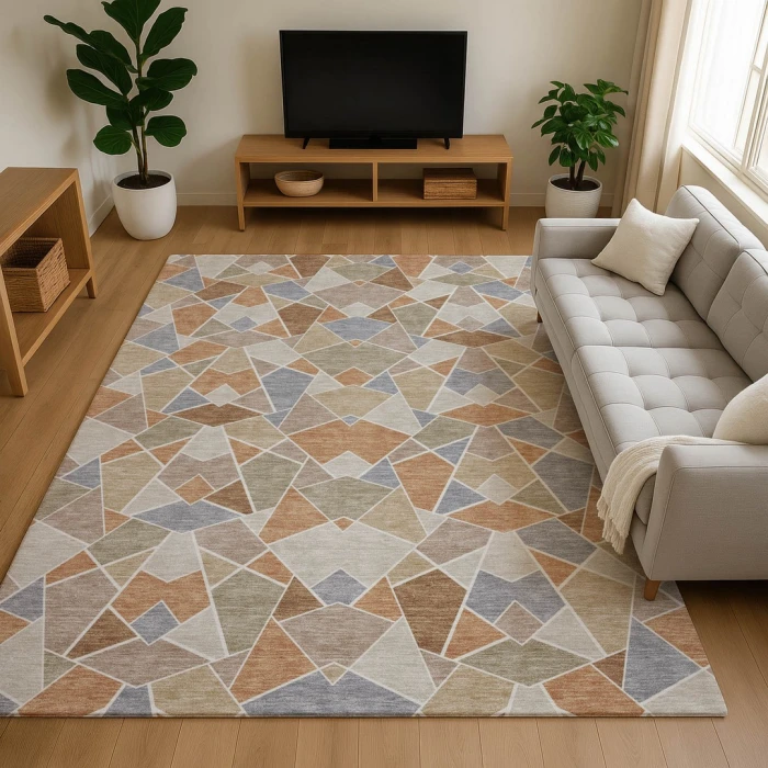 Dalyn Kenner Orange KN8 6ft.6in. x 9ft.6in. Rect. Rug