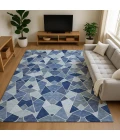Dalyn Kenner Blue KN8 2ft.6in. x 3ft.10in. Rect. Rug