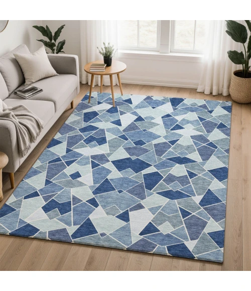 Dalyn Kenner Blue KN8 2ft.6in. x 3ft.10in. Rect. Rug