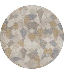 Dalyn Kenner Ivory KN8 8ft. x 8ft. Round Rug