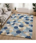 Dalyn Kenner Blue KN9 2ft.6in. x 3ft.10in. Rect. Rug