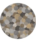 Dalyn Kenner Gray KN9 8ft. x 8ft. Round Rug