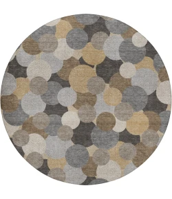 Dalyn Kenner Gray KN9 8ft. x 8ft. Round Rug