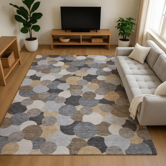 Dalyn Kenner Gray KN9 2ft.6in. x 3ft.10in. Rect. Rug