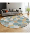 Dalyn Kenner Multi KN9 8ft. x 8ft. Round Rug