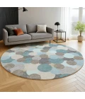 Dalyn Kenner Teal KN9 8ft. x 8ft. Round Rug