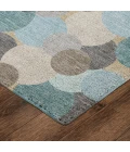 Dalyn Kenner Teal KN9 8ft. x 8ft. Round Rug