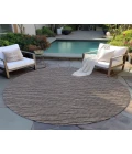 Dalyn Indoor/Outdoor Laidley LA1 Chocolate Washable 10' x 10' Rug