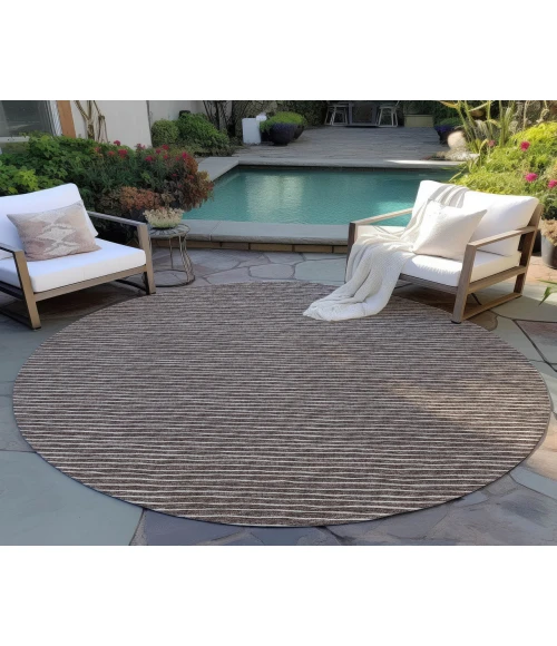 Dalyn Indoor/Outdoor Laidley LA1 Chocolate Washable 10' x 10' Rug