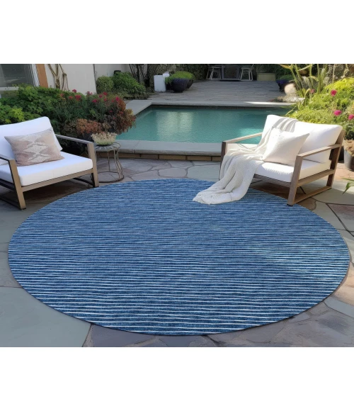 Dalyn Indoor/Outdoor Laidley LA1 Navy Washable 10' x 10' Rug
