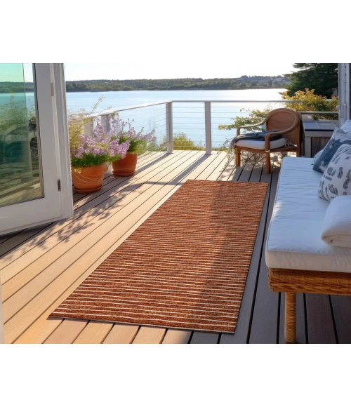 Dalyn Indoor/Outdoor Laidley LA1 Paprika Washable 2'3" x 10' Rug