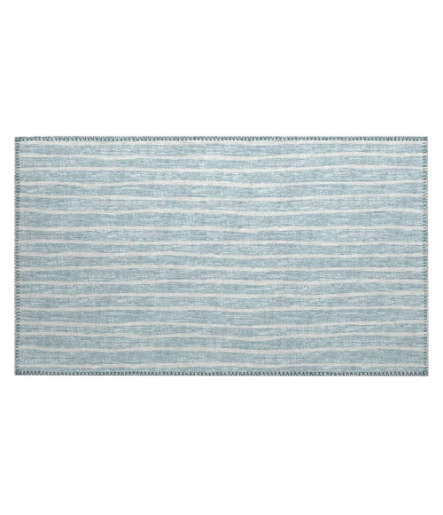 Dalyn Indoor/Outdoor Laidley LA1 Sky Blue Washable 1'8" x 2'6" Rug
