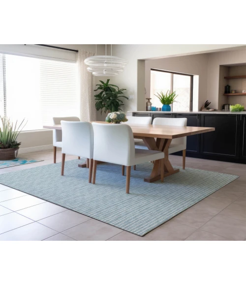 Dalyn Indoor/Outdoor Laidley LA1 Sky Blue Washable 3' x 5' Rug