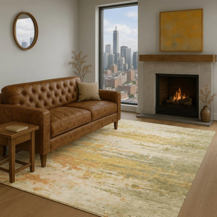 Dalyn Lumara Green LM1 2ft.6in. x 3ft.10in. Rect. Rug