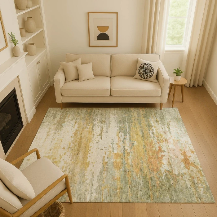 Dalyn Lumara Green LM1 2ft.6in. x 3ft.10in. Rect. Rug