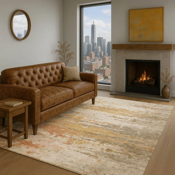 Dalyn Lumara Brown LM1 3ft. x 5ft. Rect. Rug