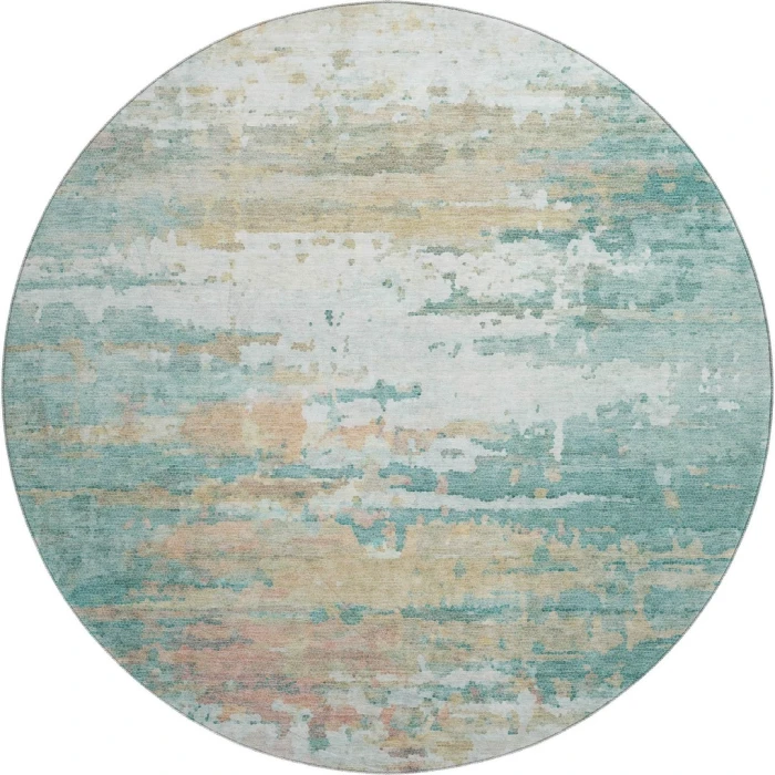 Dalyn Lumara Blue LM1 8ft. x 8ft. Round Rug