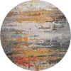 Dalyn Lumara Gray LM1 8ft. x 8ft. Round Rug