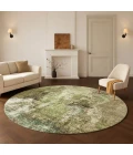 Dalyn Lumara Green LM2 8ft. x 8ft. Round Rug