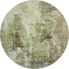 Dalyn Lumara Green LM2 8ft. x 8ft. Round Rug