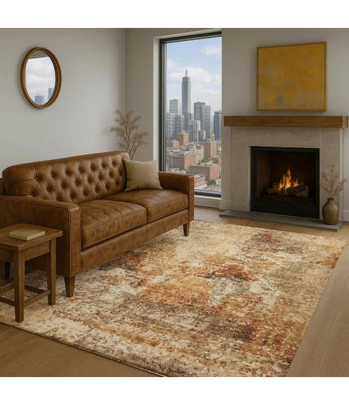 Dalyn Lumara Orange LM2 8ft. x 10ft. Rect. Rug