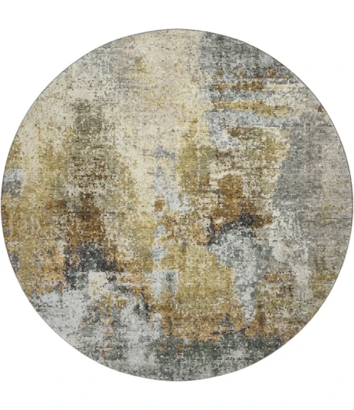 Dalyn Lumara Brown LM2 8ft. x 8ft. Round Rug