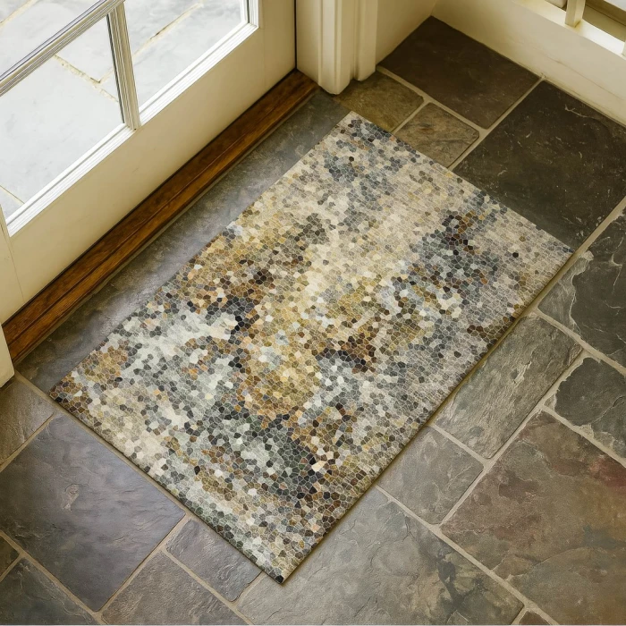Dalyn Lumara Brown LM2 1ft.8in. x 2ft.6in. Rect. Rug