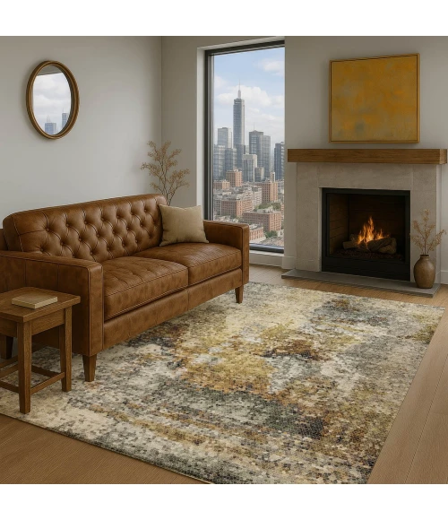Dalyn Lumara Brown LM2 8ft. x 10ft. Rect. Rug