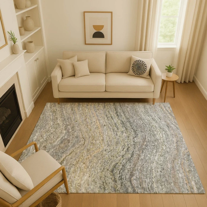 Dalyn Lumara Gray LM3 5ft. x 7ft.6in. Rect. Rug