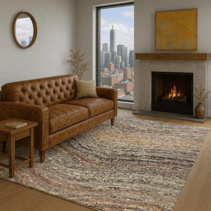 Dalyn Lumara Gray LM3 8ft. x 10ft. Rect. Rug