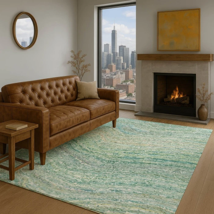 Dalyn Lumara Teal LM3 8ft. x 10ft. Rect. Rug